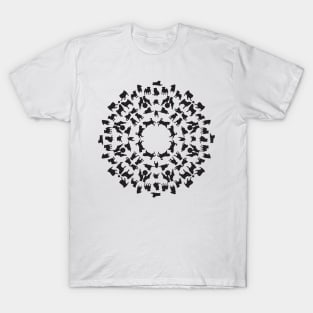 puppy mandala - pug dog T-Shirt